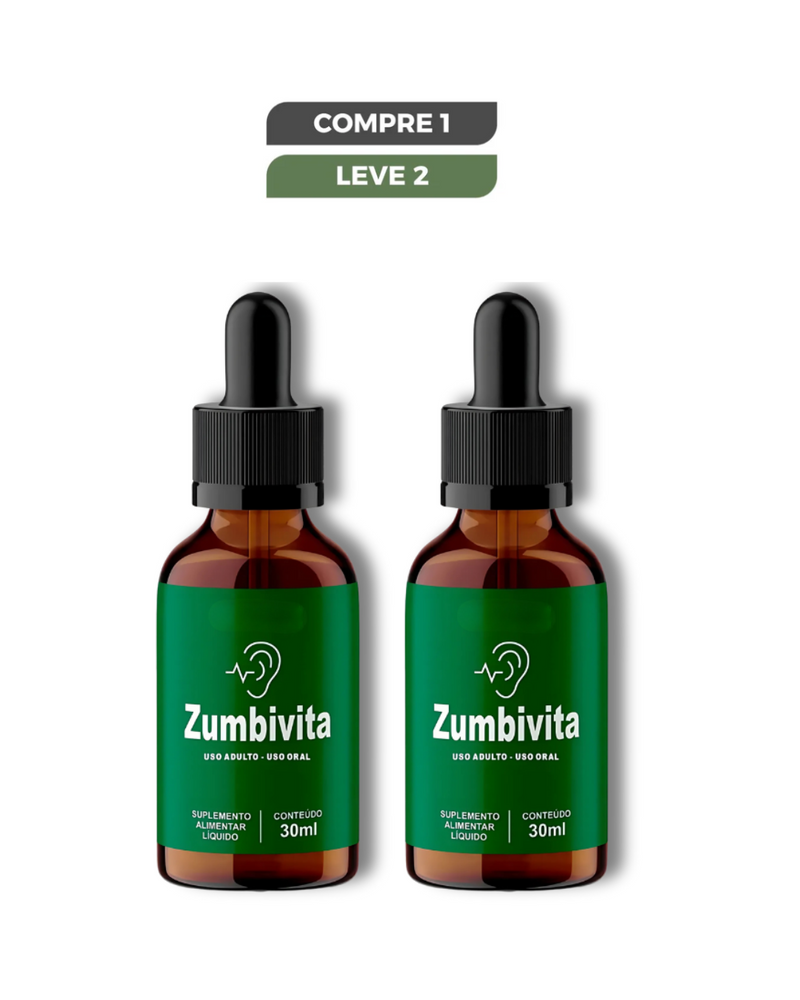 ZumbiVita Original 30ml - Saúde Auditiva e Alívio de Zumbidos - Frete Grátis