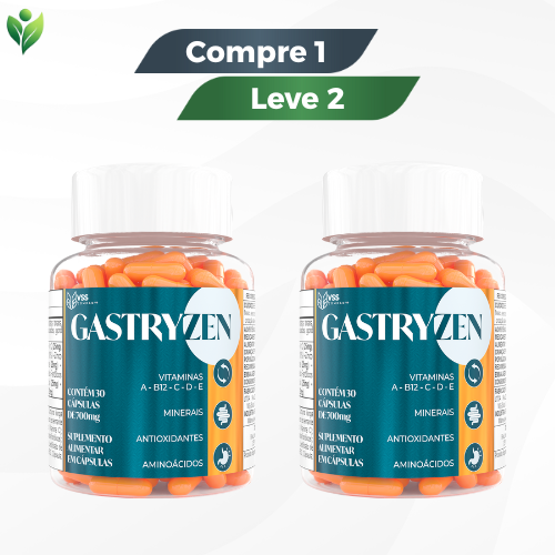 Gastryzen - Conforto Digestivo e Saúde Metabólica / Promoção Compre 1 Leve 2 + Frete Grátis