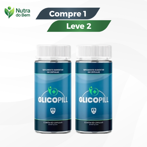 Glicopill - Controle Glicêmico - Compre 1 Leve 2 + Frete Grátis