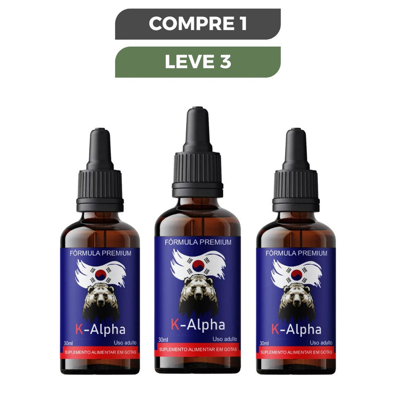 K-Alpha 30ml - Fórmula Coreana Concentrada - Promoção De Lançamento