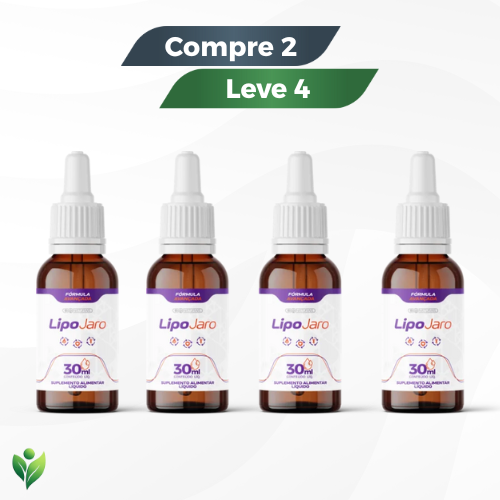Lipojaro 30ml - Termogênico Natural / Promoção Compre 1 Leve 2 + Frete Grátis