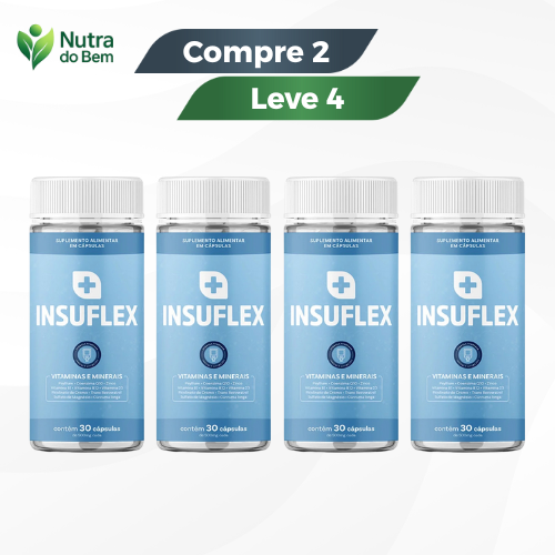 Insuflex - Suplemento Natural / Promoção Compre 1 Leve 2 + Frete Grátis