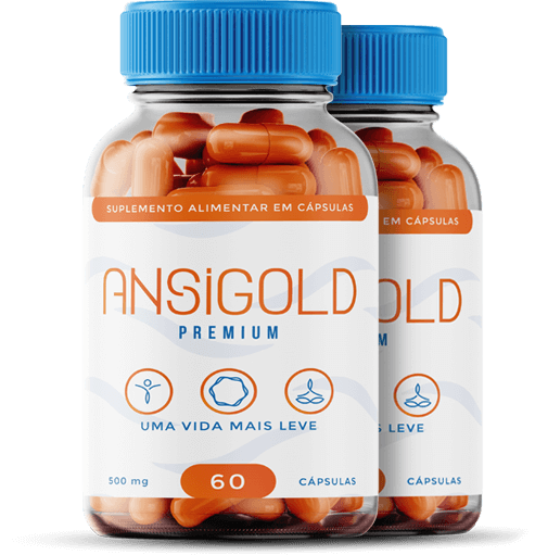Ansigold 60 Cápsulas - Mais Equilibrio e Tranquilidade No Dia a Dia  / Promoção Compre 1 Leve 2 + Frete Grátis!