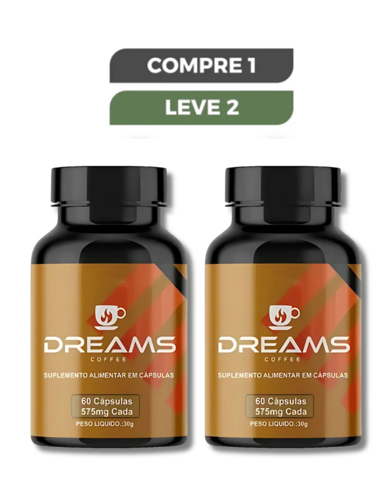 Dreams Coffee Original 60 Cápsulas - Encontre a Clareza Mental + Frete Grátis