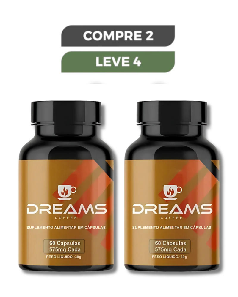 Dreams Coffee Original 60 Cápsulas - Encontre a Clareza Mental + Frete Grátis