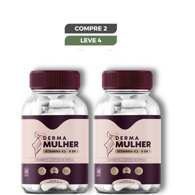 Derma Mulher Original 30 Cápsulas - Beleza Radiante + Frete Grátis