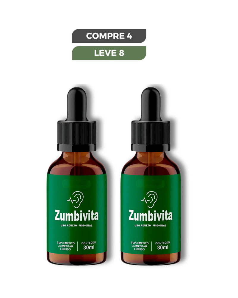 ZumbiVita Original 30ml - Saúde Auditiva e Alívio de Zumbidos - Frete Grátis