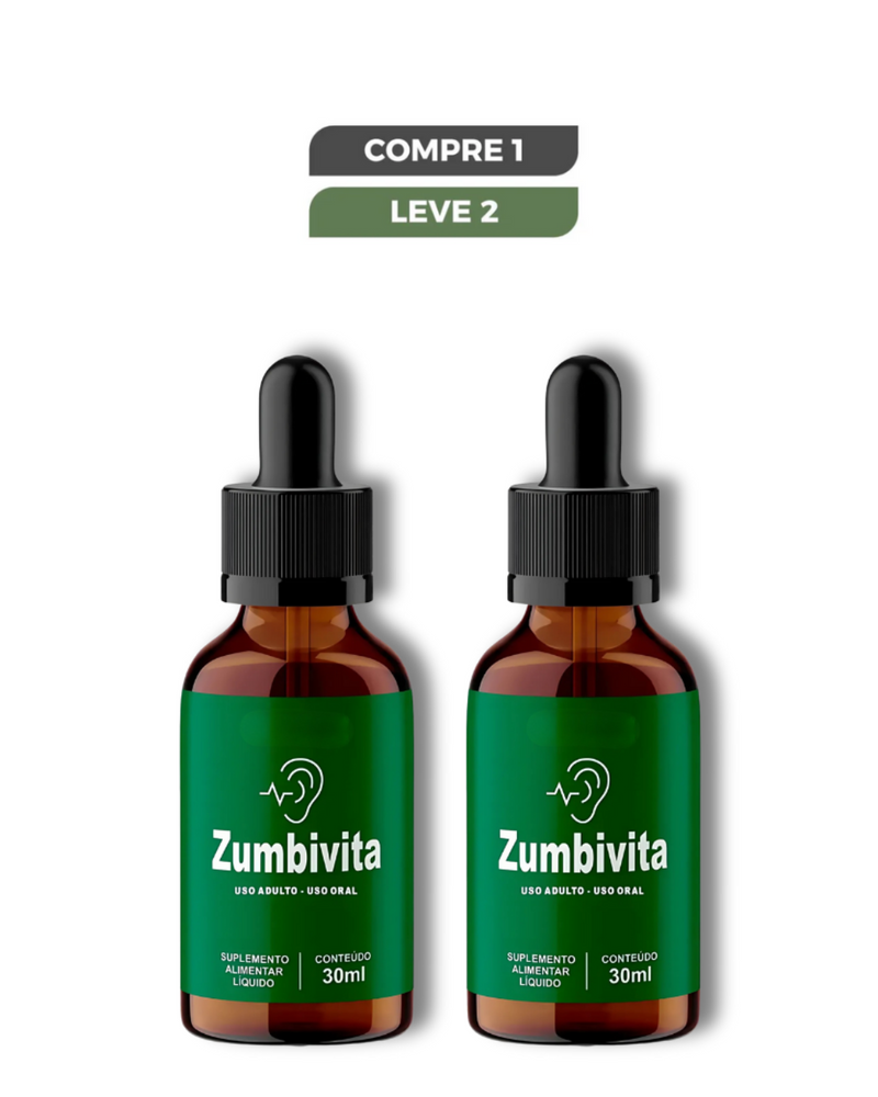 ZumbiVita Original 30ml - Saúde Auditiva e Alívio de Zumbidos - Frete Grátis