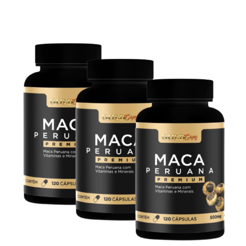 Maca Gold Premium 120 Cápsulas + Frete Grátis