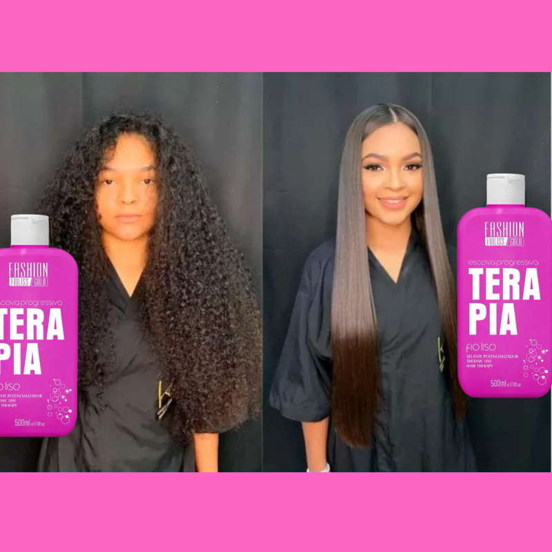 TERAPIA FIO LISO  Progressiva sem Formol  PROMOÇÃO SÓ HOJE 50% DE Desconto 500 ml - Terapia dos Fios - Beleza Radiante Cabelo Liso