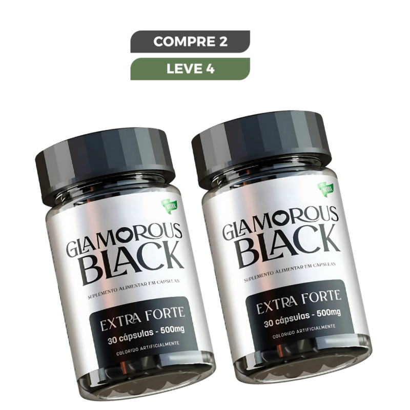 Glamorous Black Original 30 Cápsulas - Seu Aliado No Emagrecimento + Frete Grátis
