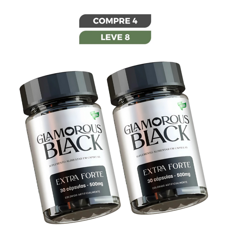 Glamorous Black Original 30 Cápsulas - Seu Aliado No Emagrecimento + Frete Grátis