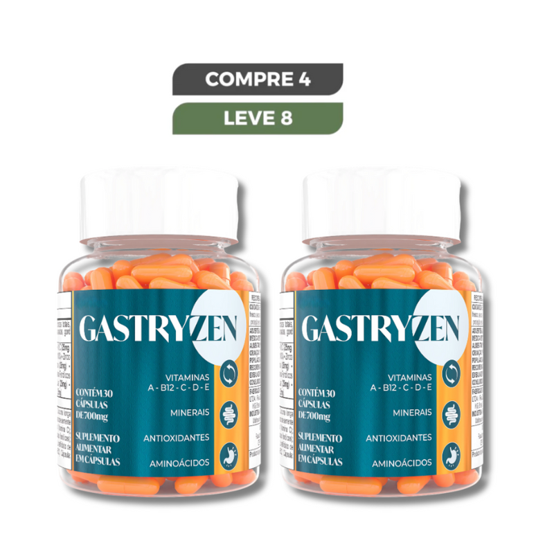 Gastryzen Original 30 Cápsulas - Equilíbrio da Flora Intestinal - Frete Grátis
