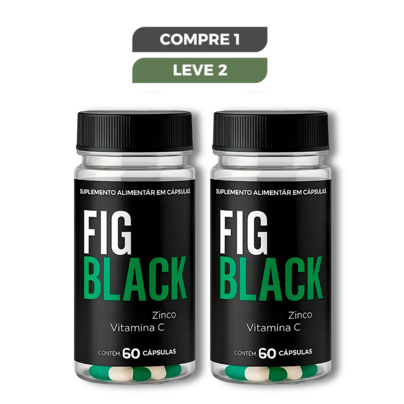 Fig Black Original 60 Cápsulas - Equilíbrio da Saúde Metabólica - Frete Grátis