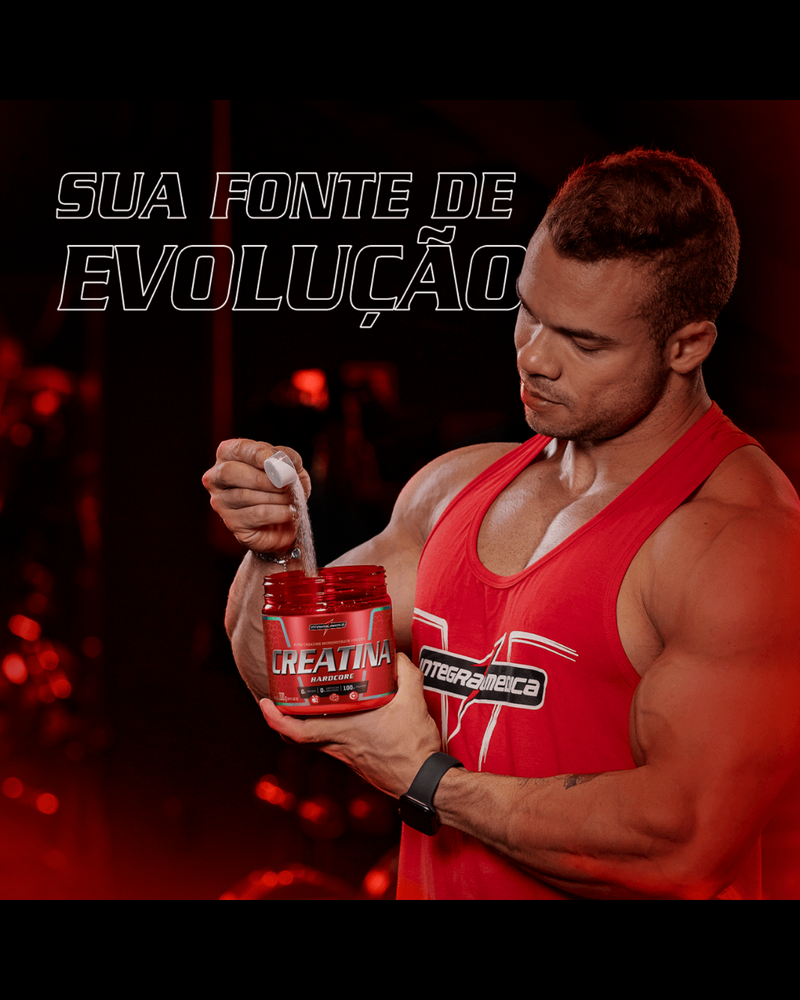 Creatina 100% Pura 300g Hardcore