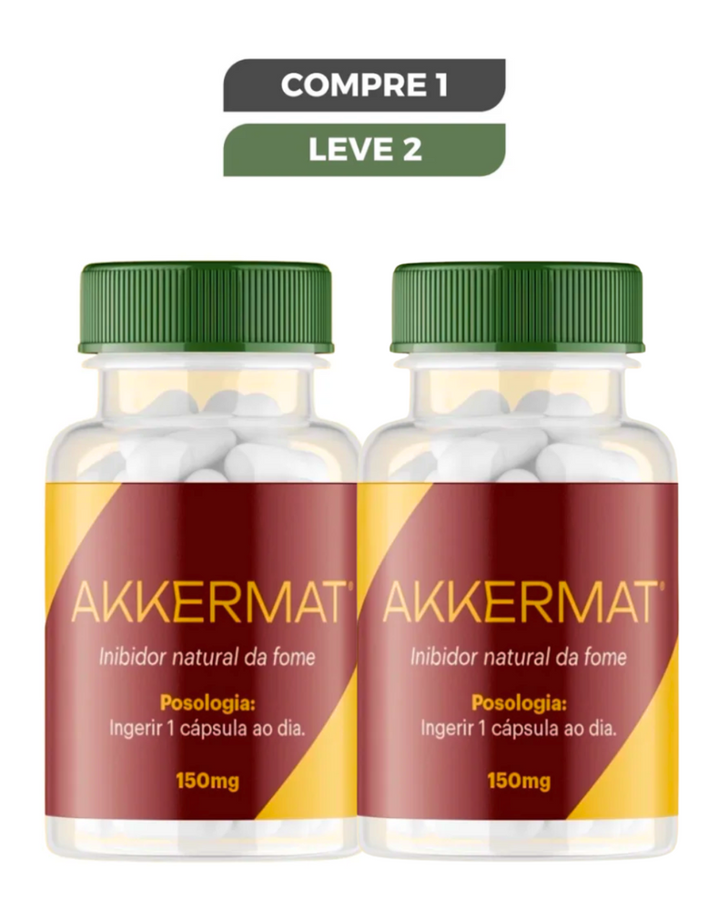 Akkermat Original 60 Cápsulas - Seu Aliado No Emagrecimento + Frete Grátis Somente Hoje