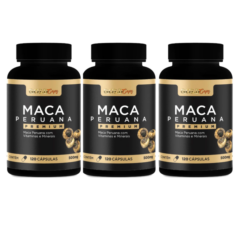 Maca Gold Premium 120 Cápsulas + Frete Grátis