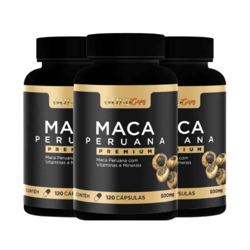 Maca Gold Premium 120 Cápsulas + Frete Grátis