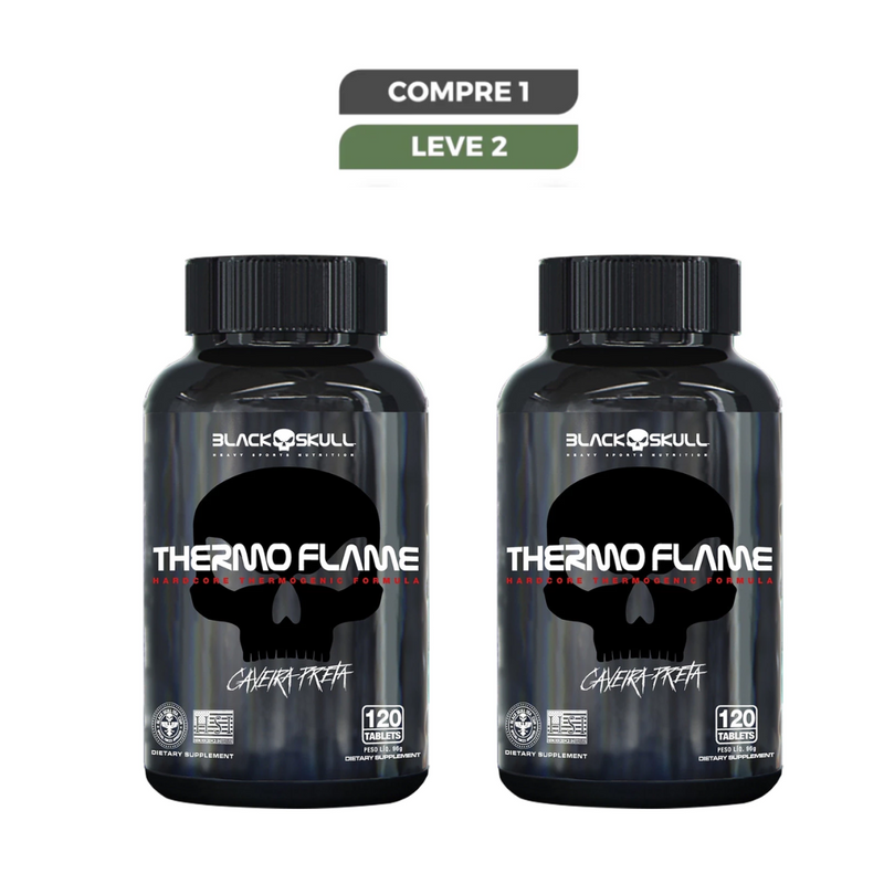 Thermo Flame 60  Cápsulas - Black Skull + Frete Grátis