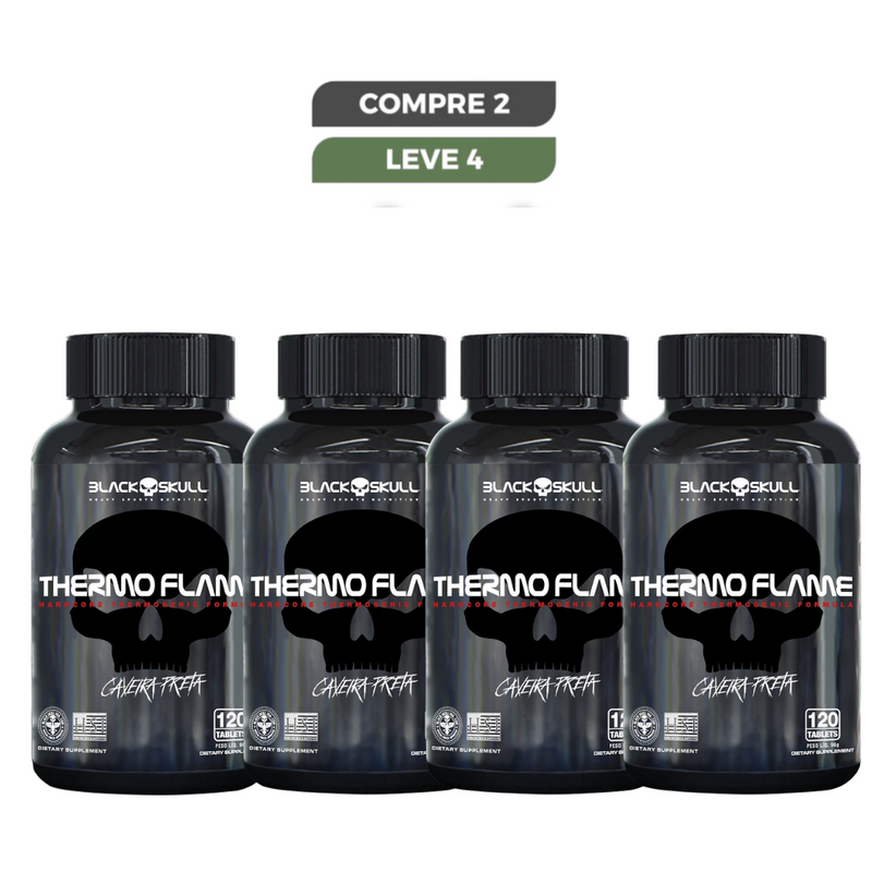 Thermo Flame 60  Cápsulas - Black Skull + Frete Grátis