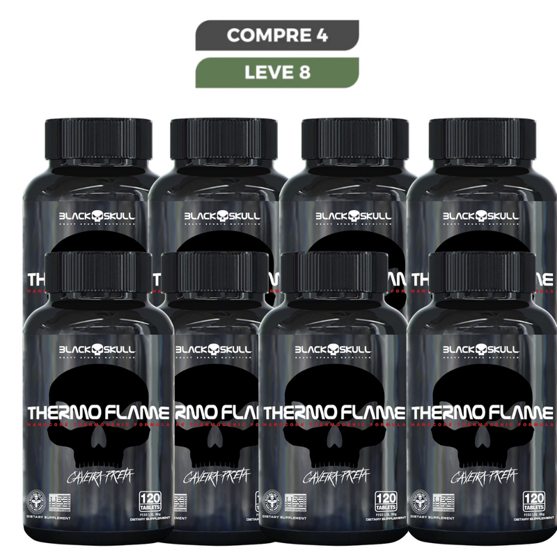Thermo Flame 60  Cápsulas - Black Skull + Frete Grátis