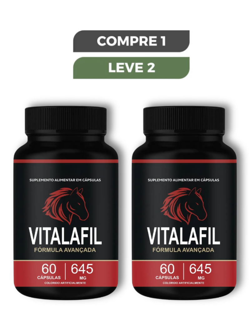 Vitalafil Original 60 Cápsulas - O Melhor Amigo Do Homem + Frete Grátis