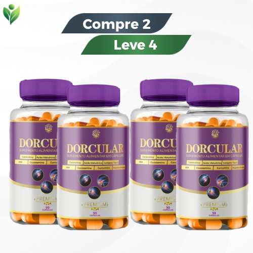 Dorcular – Suporte Natural para Articulações Saudáveis e Livre de Inflamações  / Promoção Compre 1 Leve 2 + Frete Grátis!