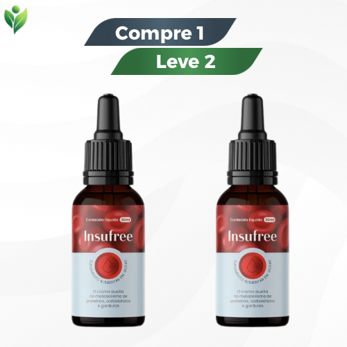Insufree 30ml - Suporte Para Seu Bem-Estar  / Promoção Compre 1 Leve 2 + Frete Grátis!