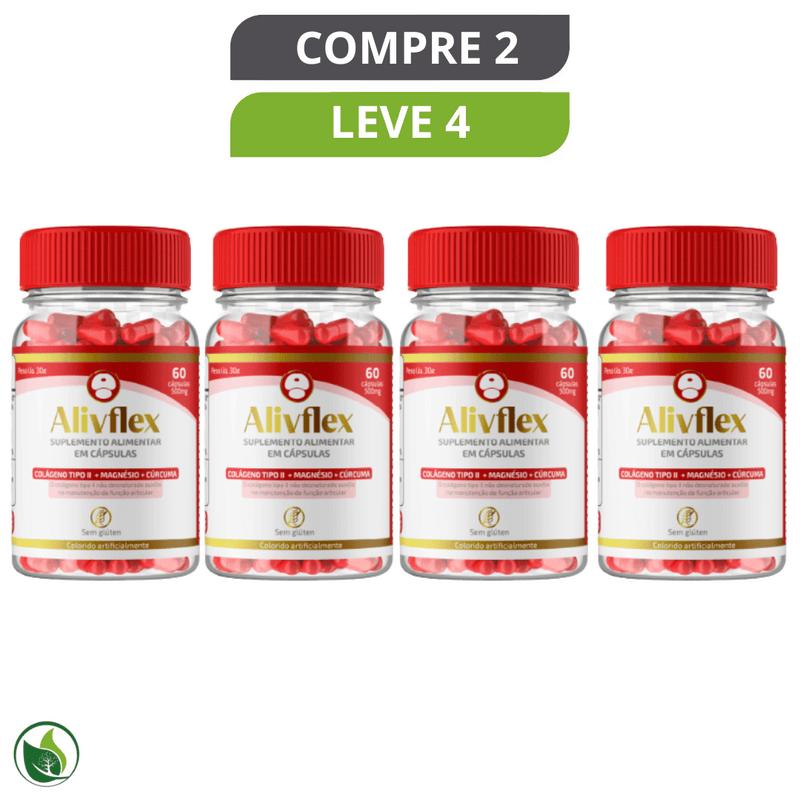 Alivflex 60 Cápsulas Original - Compre 1 Leve 2 + Frete Grátis