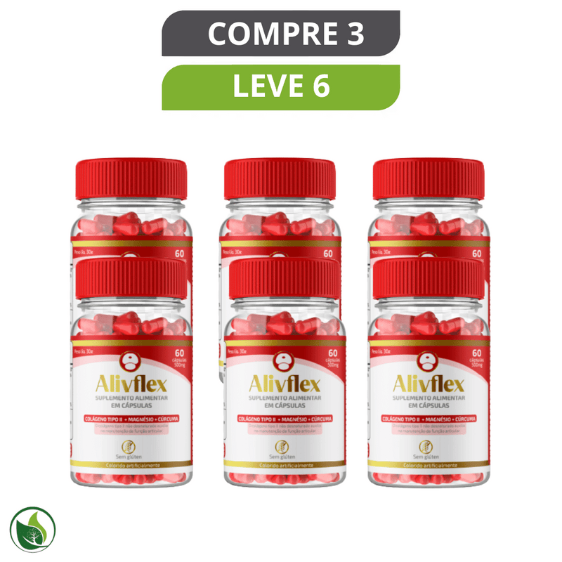 Alivflex 60 Cápsulas Original - Compre 1 Leve 2 + Frete Grátis