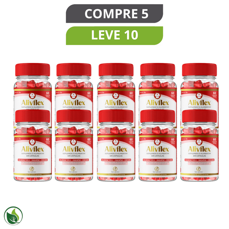Alivflex 60 Cápsulas Original - Compre 1 Leve 2 + Frete Grátis