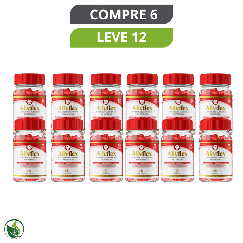 Alivflex 60 Cápsulas Original - Compre 1 Leve 2 + Frete Grátis