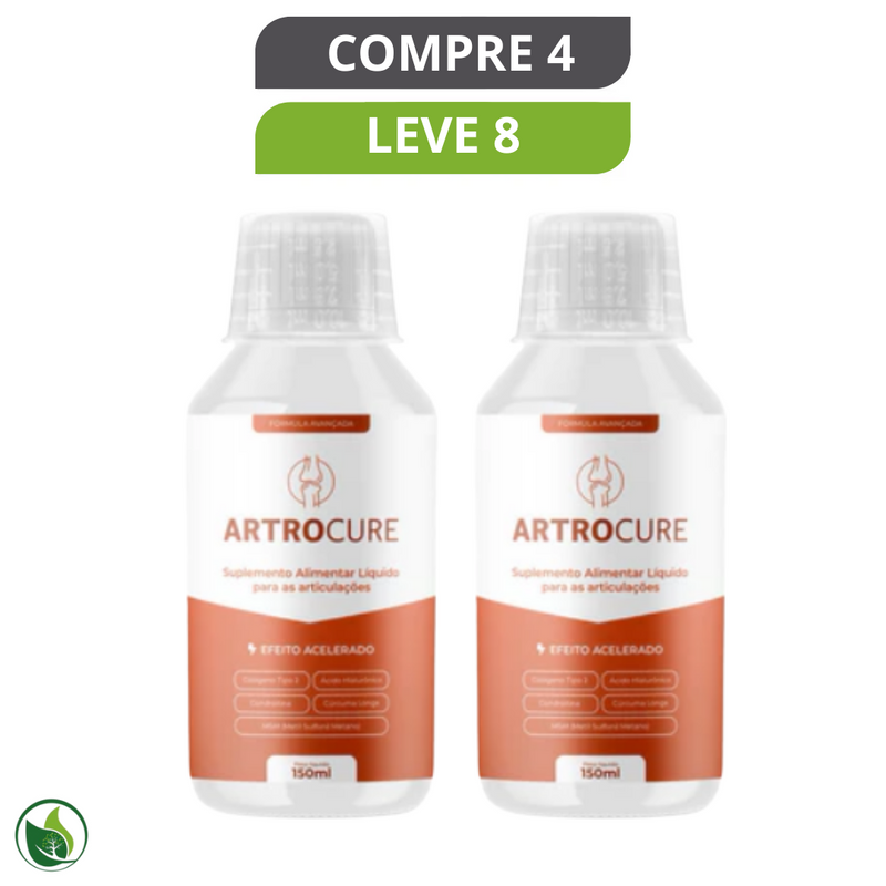 Artrocure Tônico 150ml - Suporte Para Suas Dores e Flexibilidade - Frete Grátis