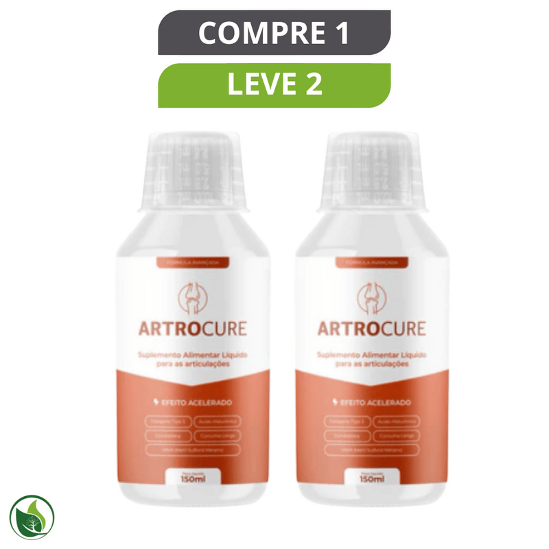 Artrocure Tônico 150ml - Suporte Para Suas Dores e Flexibilidade - Frete Grátis