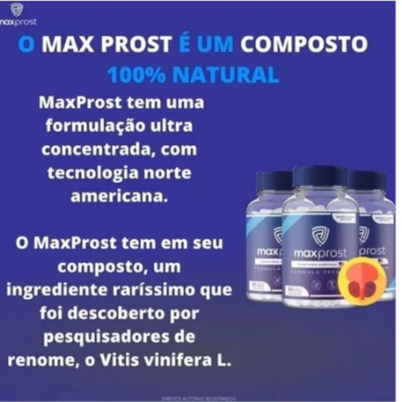 Max Prost Original - Fórmula Premium + Frete Grátis