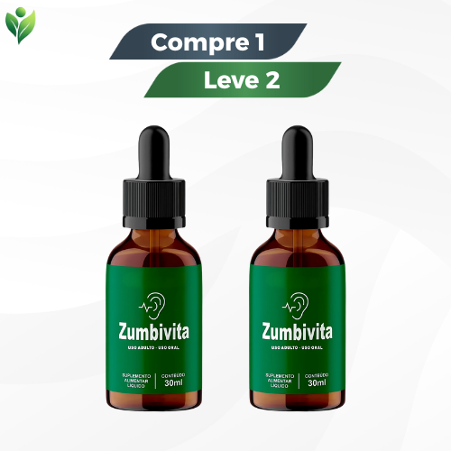 Zumbivita 30ml – Ouvidos Saudáveis e Silenciosos  / Promoção Compre 1 Leve 2 + Frete Grátis!