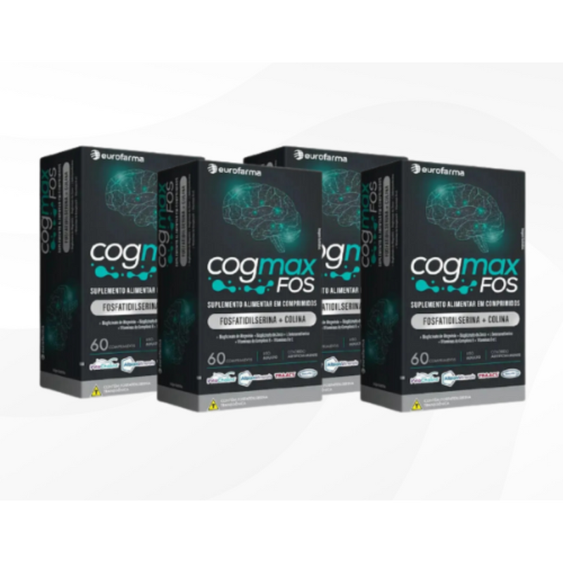 Cogmax Fos 60 Comprimidos - Suporte Para o Cérebro | Promoção Compre 1 Leve 2 + Frete Grátis