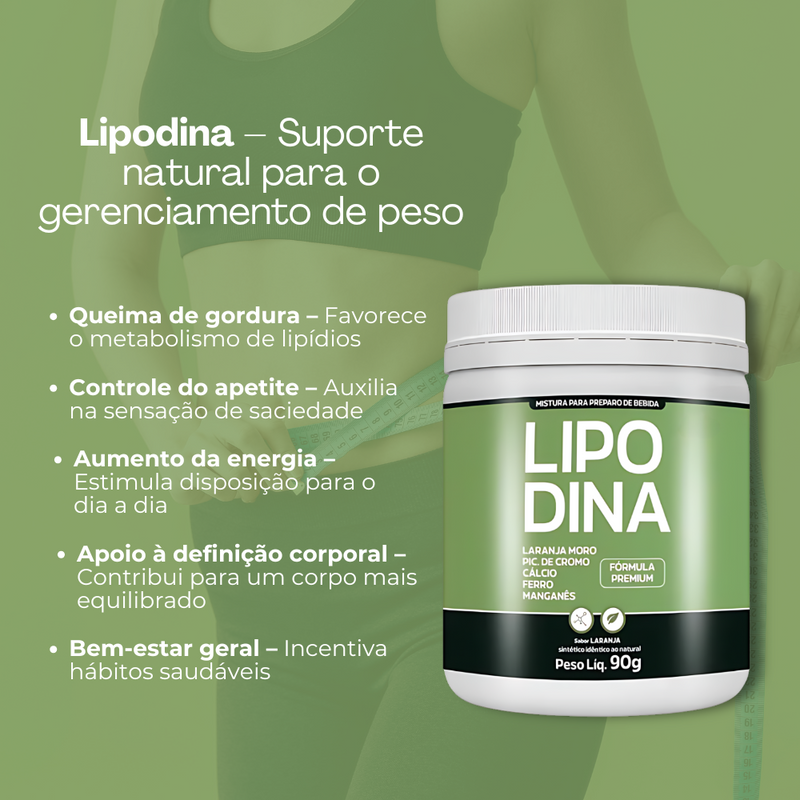 Lipodina - 90g - Controle do Apetite + Frete Grátis
